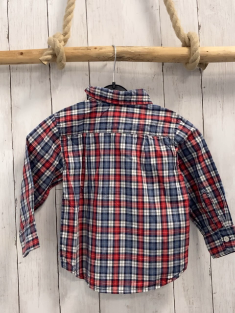 H&M Hemd Gr. 98  blau weiß rot kariert