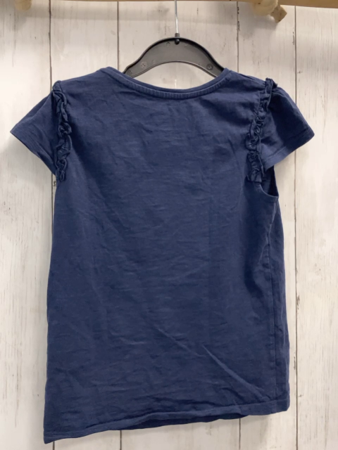   T-Shirt  Gr. 128  blau Pailettenpferd 