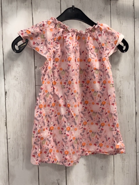 Steiff  Kleid  Gr. 98  rosa Blumen Herzen Käfer 