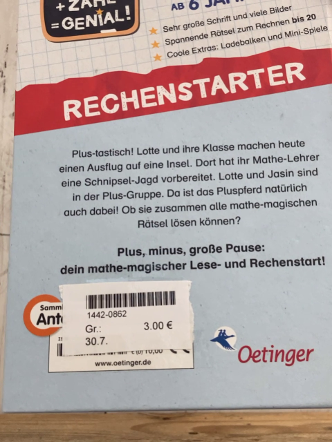   Buch Die Mathetierchen Pluspferd, ahoi 