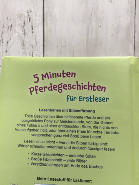 Buch 5 Minuten Pferdegeschichten für Erstleser 