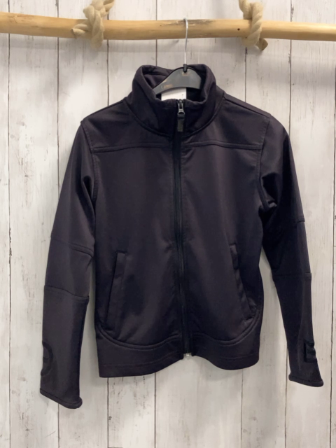 Plusminus  Joggingjacke  Gr. 140  dunkelgrau 