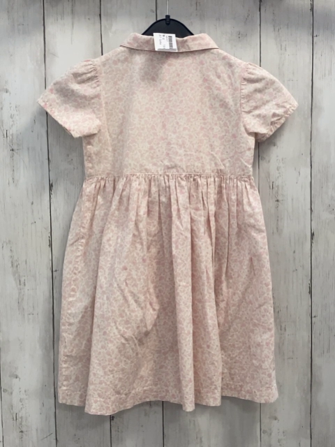 Cyrillus  Kleid  Gr. 92  weiß rosa Blumen 