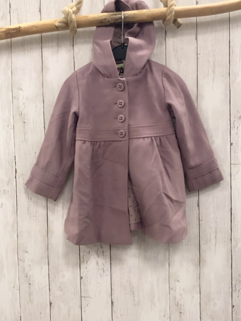 Vertbaudet  Mantel  Gr. 92  heller fliederton Kapuze Wolloptik