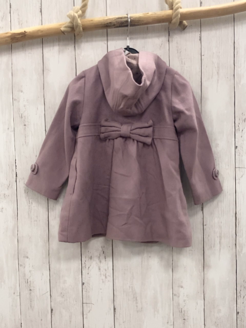 Vertbaudet  Mantel  Gr. 92  heller fliederton Kapuze Wolloptik