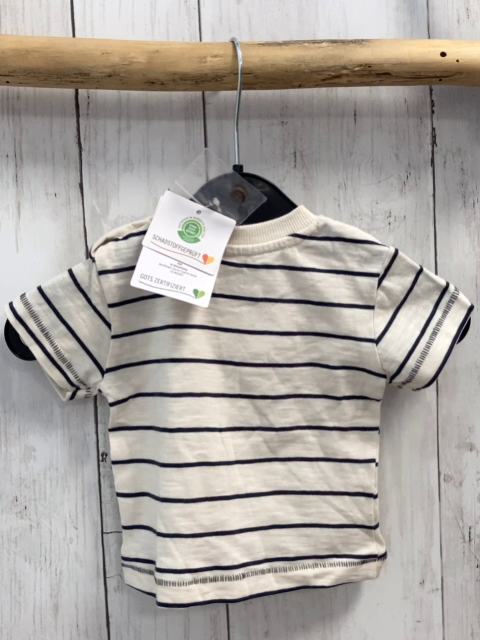 neu T-Shirt Gr. 56  beige blaue Streifen