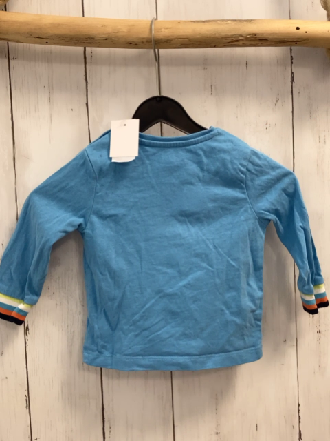 S´Oliver Langarmshirt Gr. 68  hellblau Hund gestreifter Bund