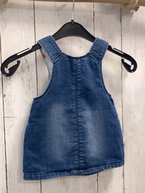   Kleid  Gr. 68  blau Jeans Blumen 