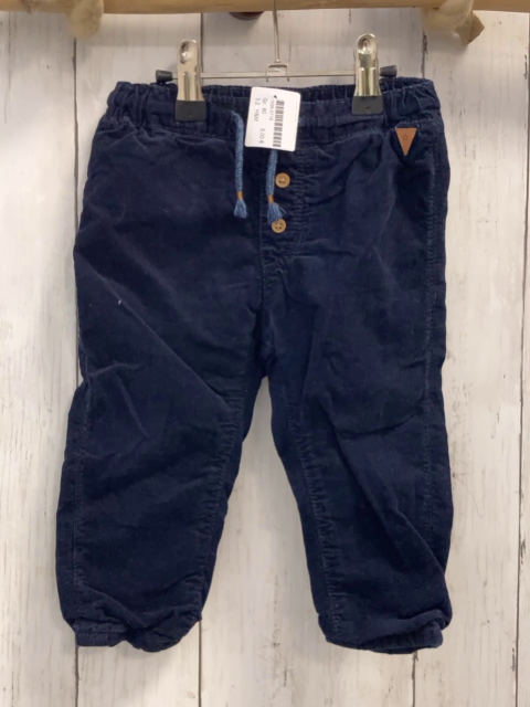 H&M  Hose  Gr. 80  blau Kord gefüttert