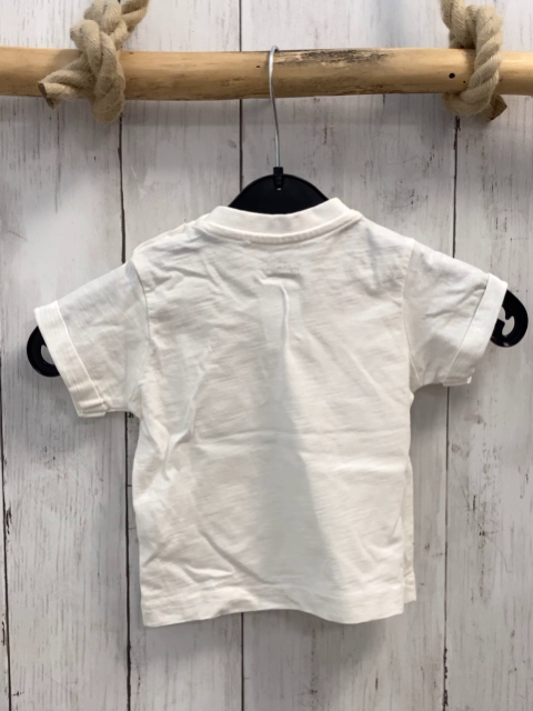   T-Shirt  Gr. 68  weiß Elefanten Bogen Schrift 