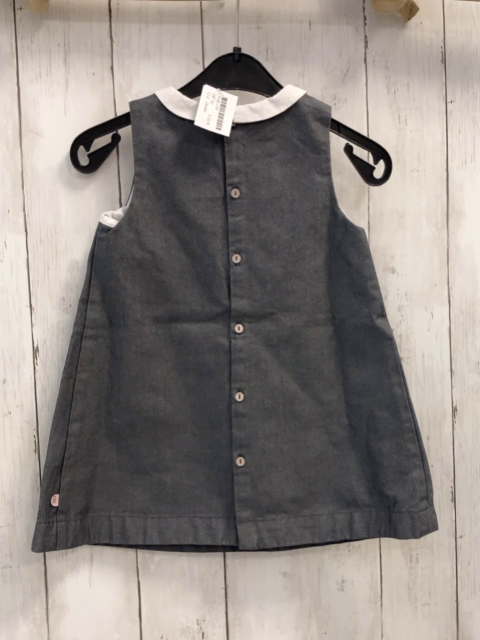 Obaibi  Kleid  Gr. 80  grau weißer Kragen