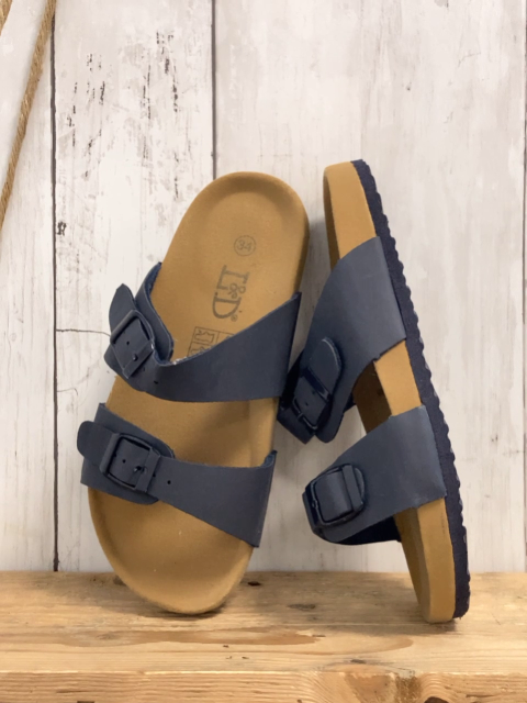   Hausschluppen  Gr. 34  blau 