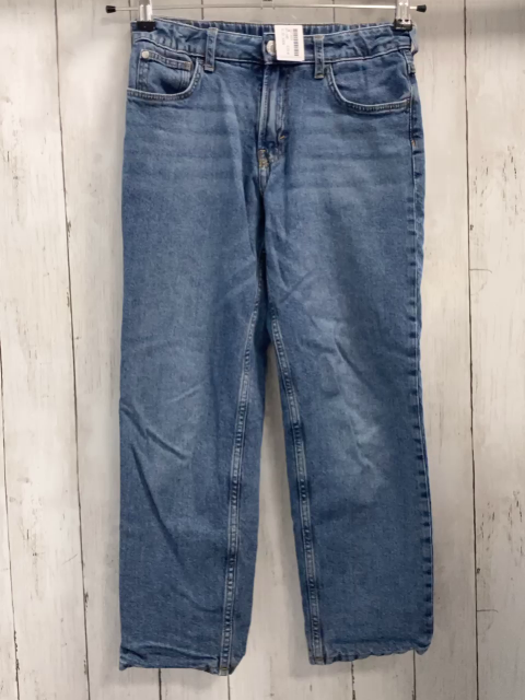 H&M  Hose  Gr. 146  blau Jeans gefüttert Bund verstellbar 