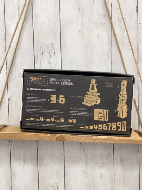 Sumblox Holzspielzeug Gr. 27  Einsteiger Bausteine Zahlen