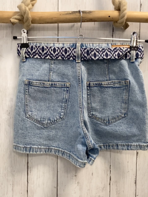  Shorts Gr. 158  blau Jeans Gürtelband Bund verstellbar