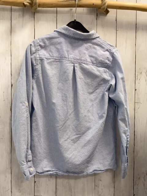  Hemd Gr. 146  blau weiß gestreift