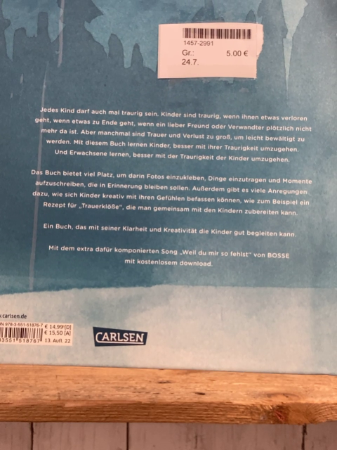  Buch Weil du mir so fehlst  Dein Buch fürs Abschied nehmen, vermissen und erinnern
