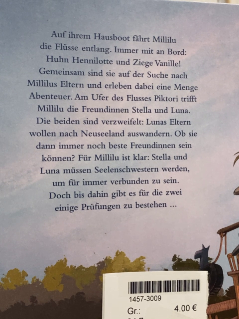   Buch Flusskind Millilu und der Gesang der Fische 