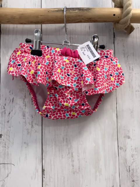 Steiff  Bikinihose  Gr. 92  weiß Rüschen bunte Tropfen 