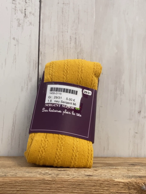 neu Sergent Major  Strumpfhose  Gr. 29/31  mais Struktur 
