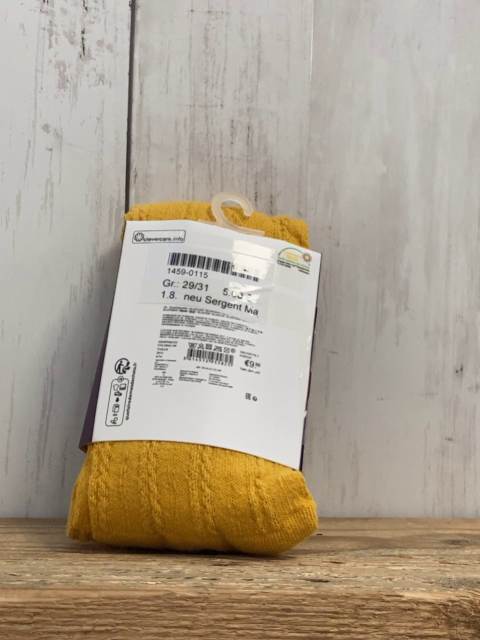 neu Sergent Major  Strumpfhose  Gr. 29/31  mais Struktur 