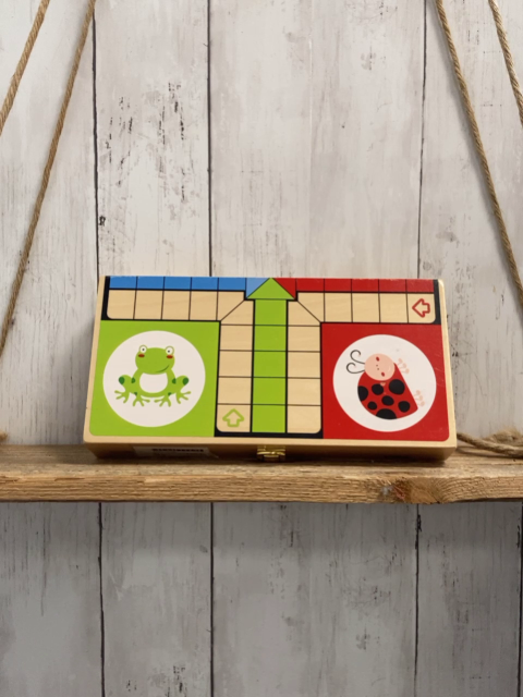  Spiel Ludo Holzkiste 