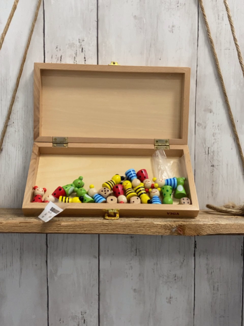  Spiel Ludo Holzkiste 
