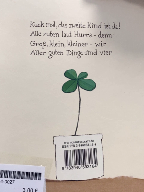 neu  Buch Mit dir sind wir vier 