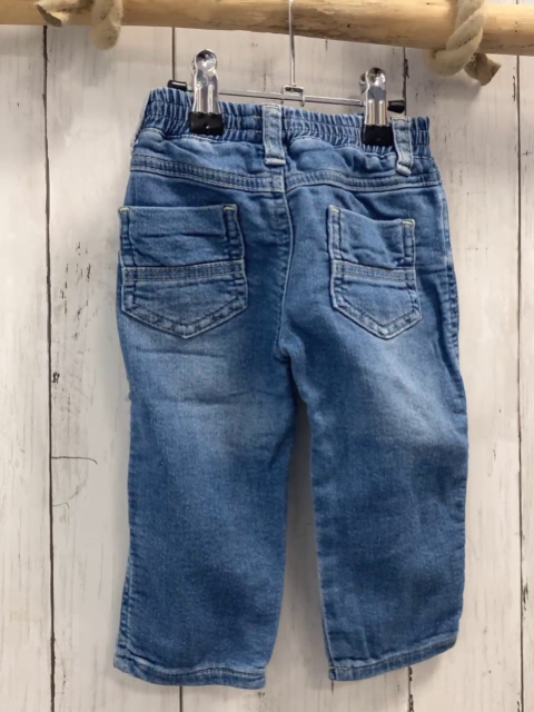 Kanz  Hose  Gr. 74  blau Jeans Gummizugbund 