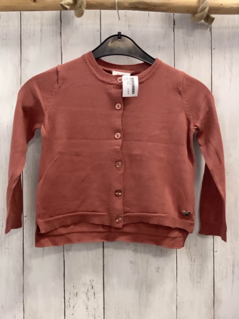   Strickjacke  Gr. 116  dunkler lachston 