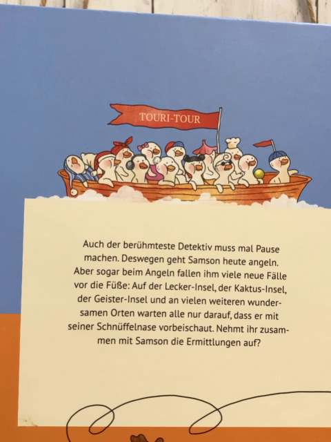  Buch Detektiv Samson auf den Inseln 
