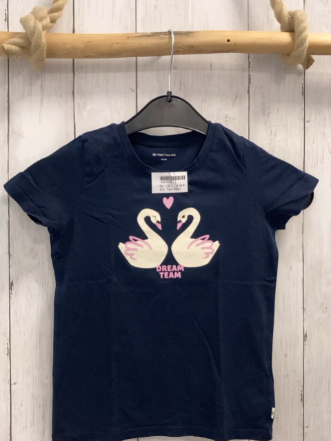 Tom Tailor  T-Shirt  Gr. 116  blau Schwäne 