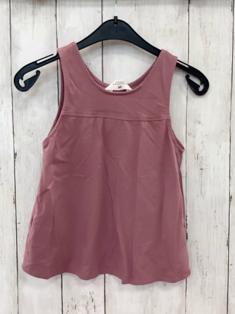 H&M Top Gr. 122  altrosa Blumen Lochmuster