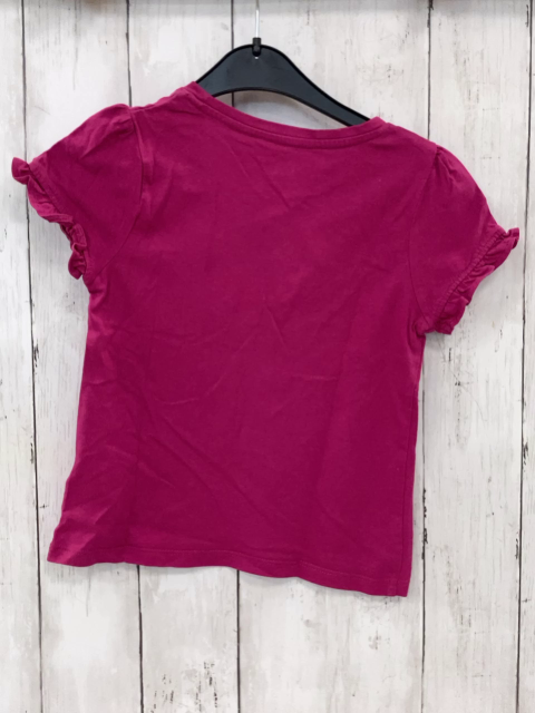  T-Shirt Gr. 128  brombeere Bogen aus Blumen