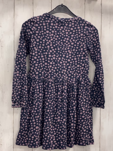 S´Oliver  Kleid  Gr. 128  blau lavendel Blumen 