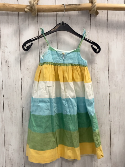 GAP  Kleid  Gr. 104  hellblau grün gelb weiße Streifen 