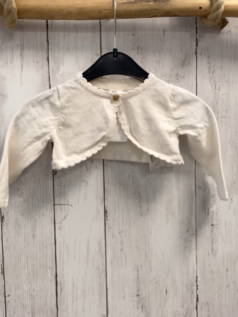H&M  Strickjacke  Gr. 68  weiß 