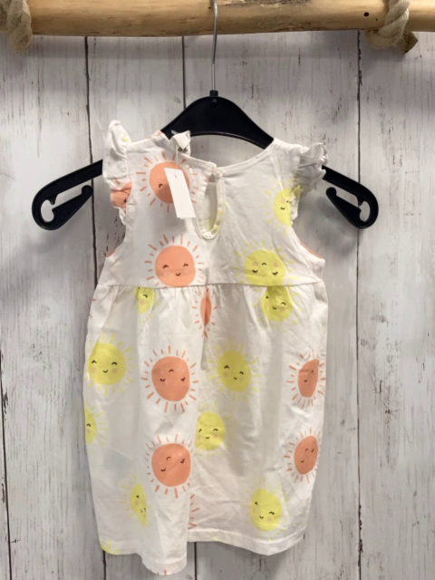 H&M  Kleid  Gr. 68  weiß gelb orange Sonnen 