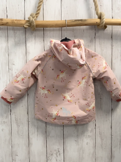   Regenjacke  Gr. 74  rosa Einhörner Sterne 