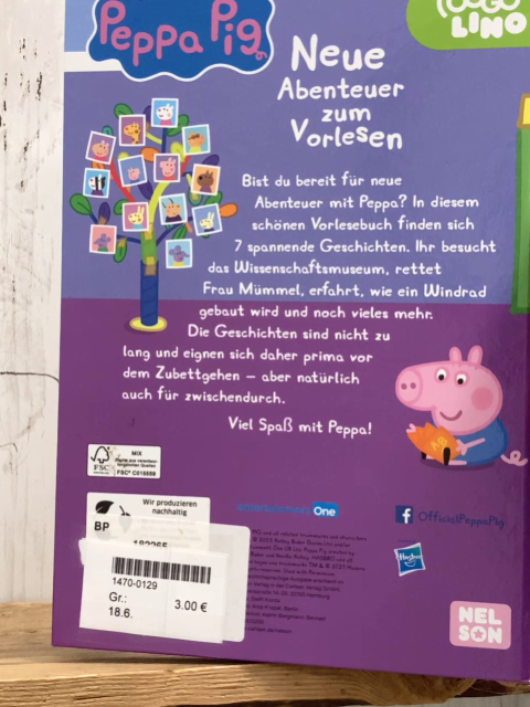   Buch Peppa Pig Neue Abentur zum Vorlesen 