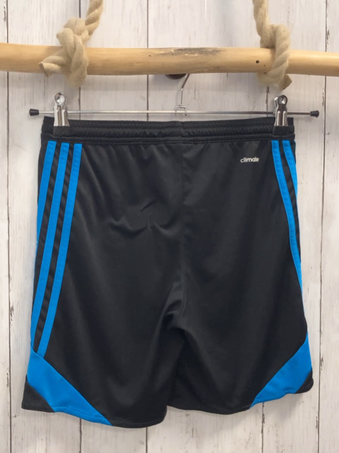 Adidas  Sportshorts Gr. 152  blau hellblaue Seitenstreifen 