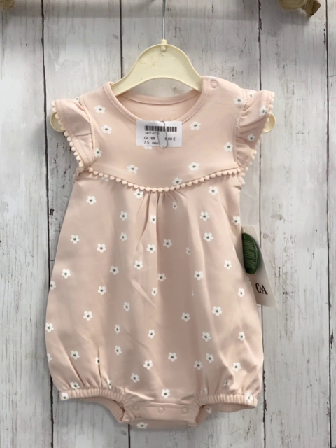 neu  Playsuit  Gr. 68  rosa weiße Blumen NP 14,99 € reduziert auf 7,99 