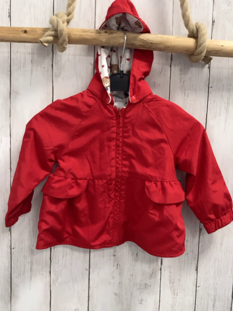 Mayoral  Jacke  Gr. 86  rot weißes Futter mit Bären 