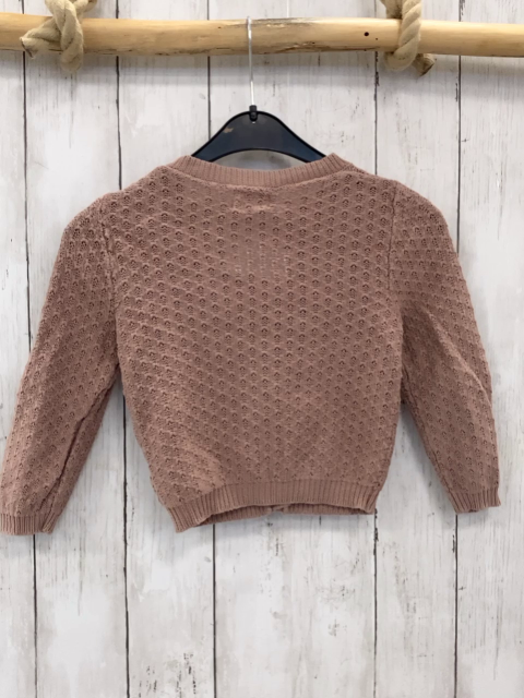 Wheat  Strickjacke  Gr. 98  altrosa Sturktur 