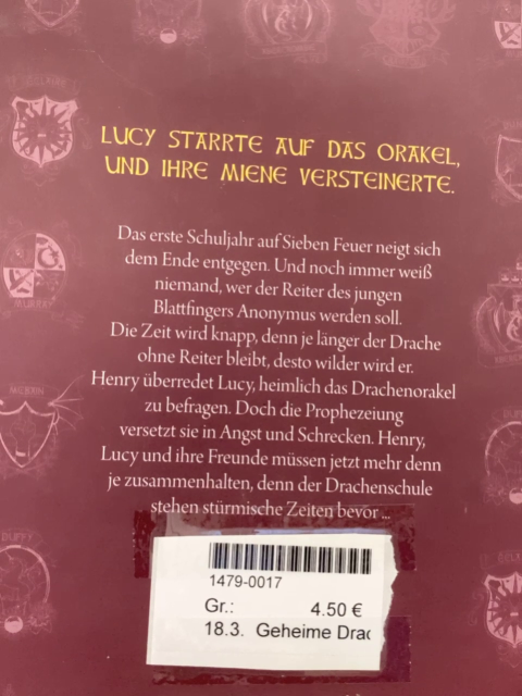 Geheime Drachenschule  Buch Die Rückkehr des siebten Clans 