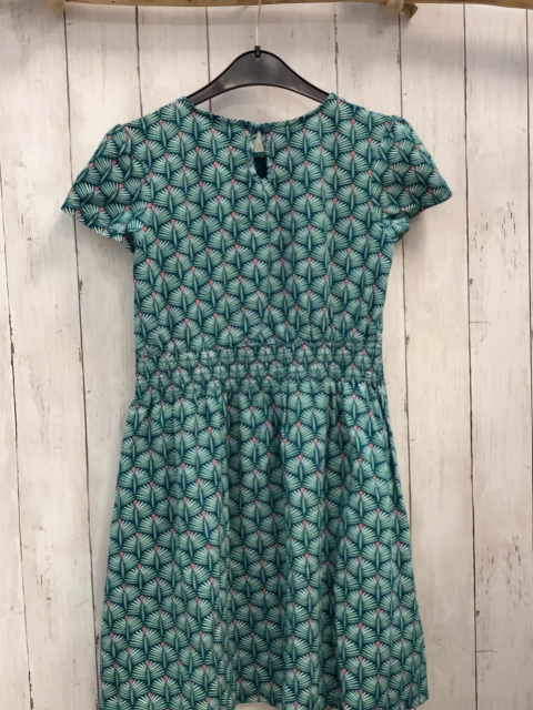Okaidi Kleid Gr. 152  grün mit Blätter