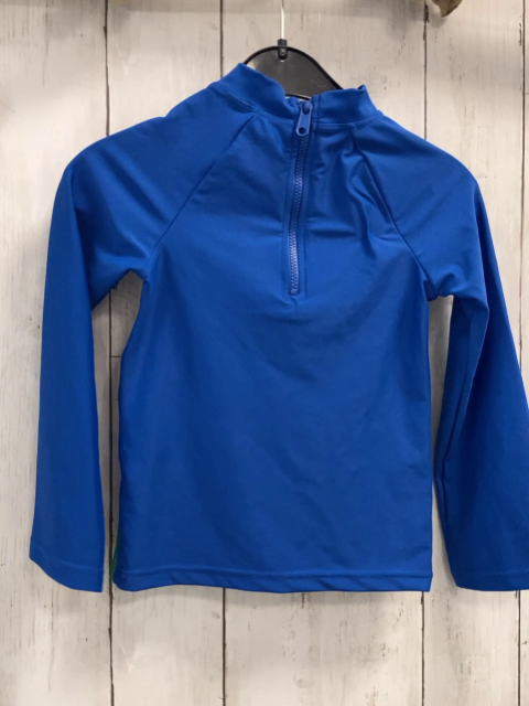   UV-Schutzshirt Gr. 98  hellblau Faultier blaue Ärmel 