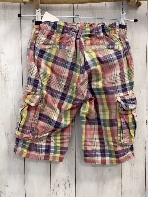 Tommy Hilfiger Shorts Gr. 152  weiß pink gelb blau kariert Bund verstellbar