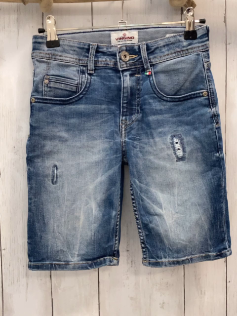 Vingino Shorts Gr. 146  blau Jeans Bund verstellbar