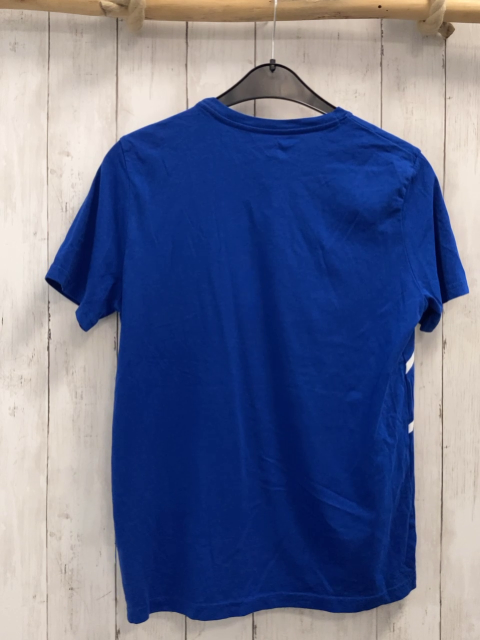 H&M  T-Shirt  Gr. 158  blau weißer Handballer Schrift 